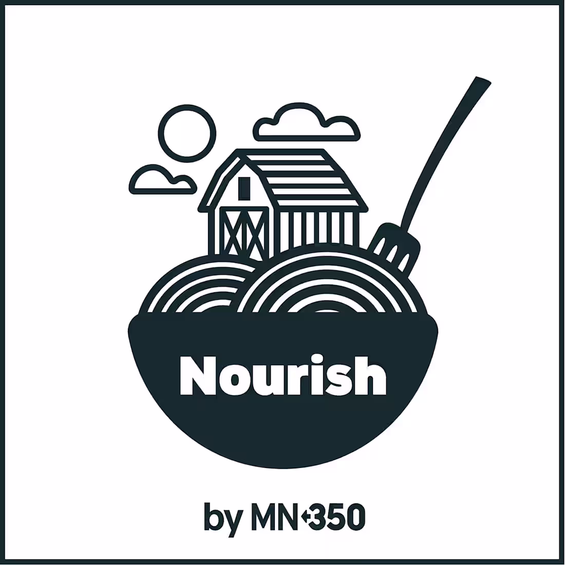Cover image for Nourish by MN350 - Podcast Brand Identity
