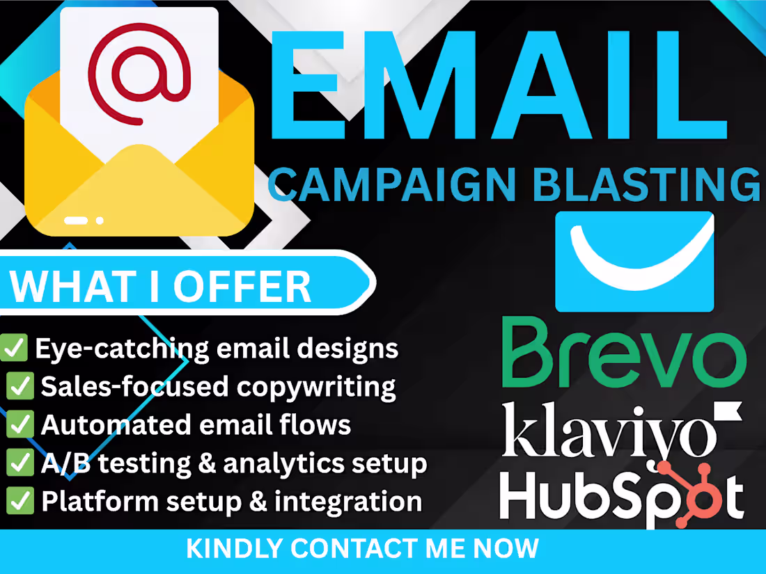 Cover image for Engaging Email Campaigns That Convert Mailchimp, Klaviyo & More