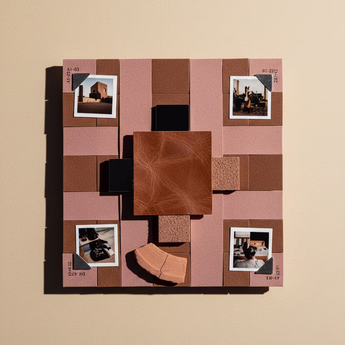 Cover image for Prompt: "Cross-weave moodboard thumbnail; desert-night