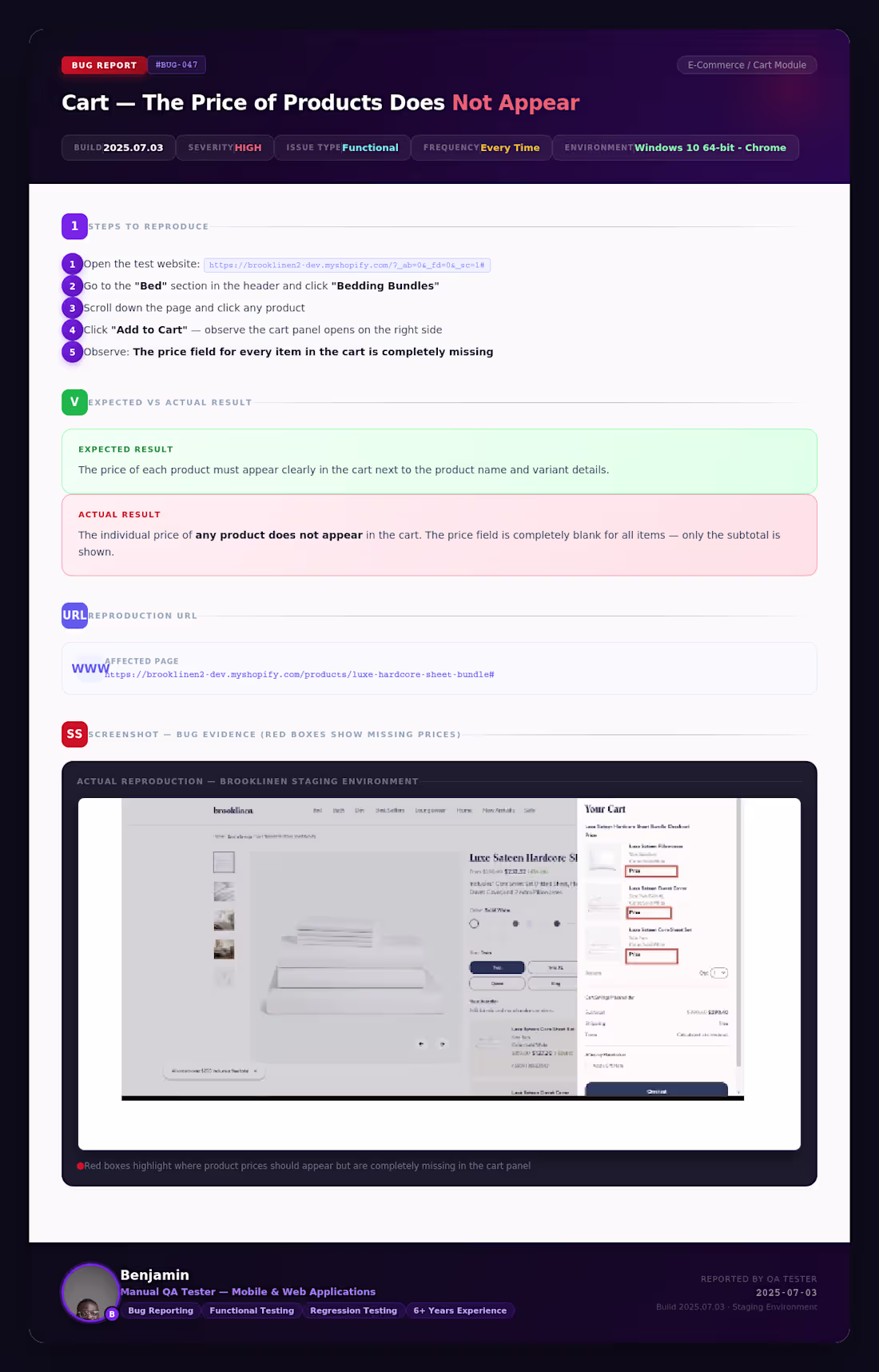 Cover image for QA Tester
Utilizing 5+ years of