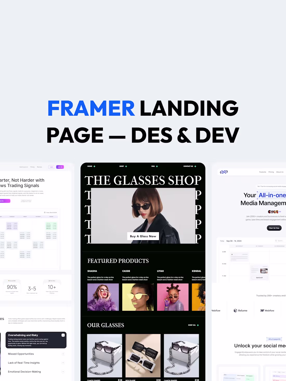 Cover image for  Framer Landing Page (Design & Development)