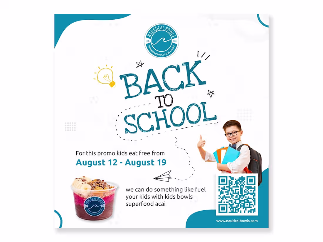Cover image for Back to School Promo – Nautical Bowls