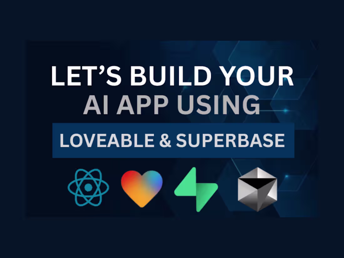 Cover image for  Fix AI web app using Lovable, Replit, with Supabase, Firebase