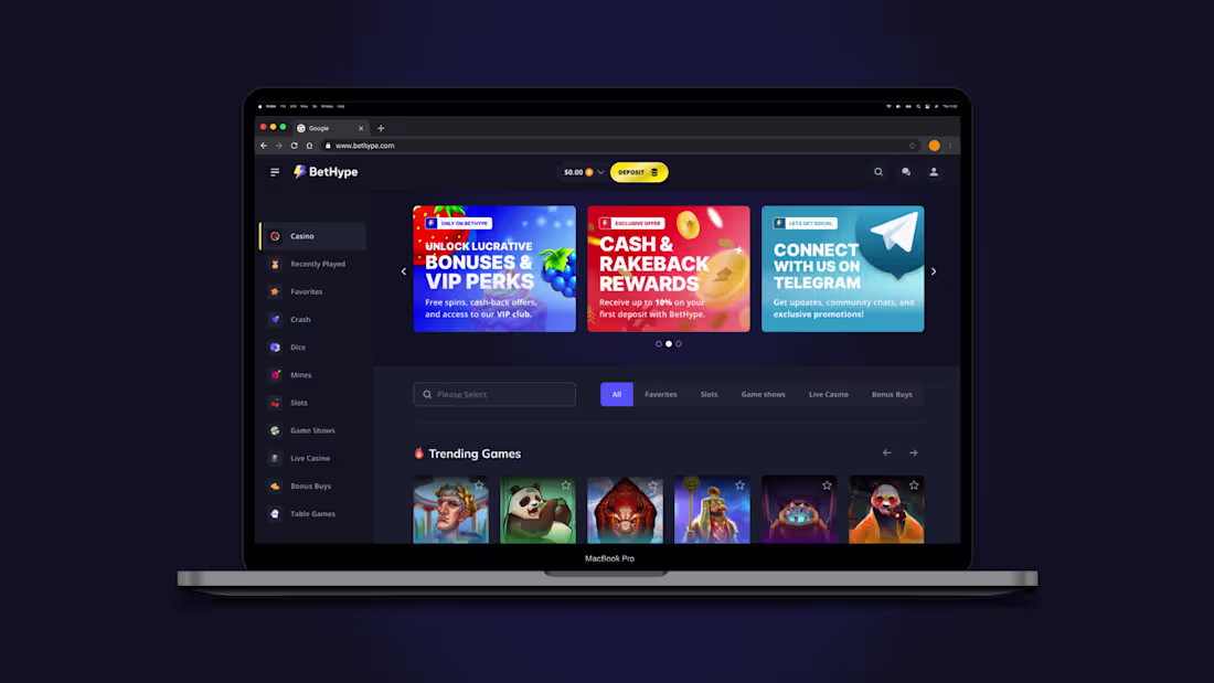 Cover image for BetHype Digital Experience Overhaul