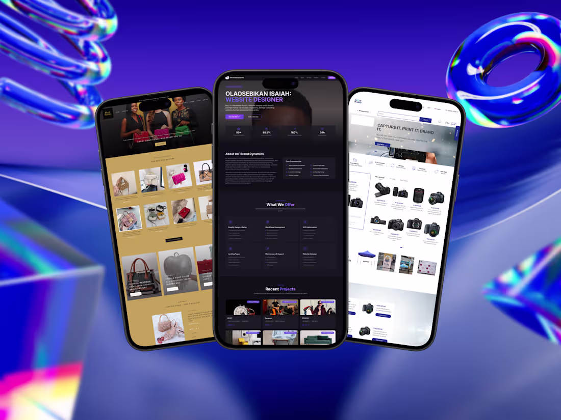 Cover image for Introducing myself👋 I’m Isaiah, a Shopify website designer ...