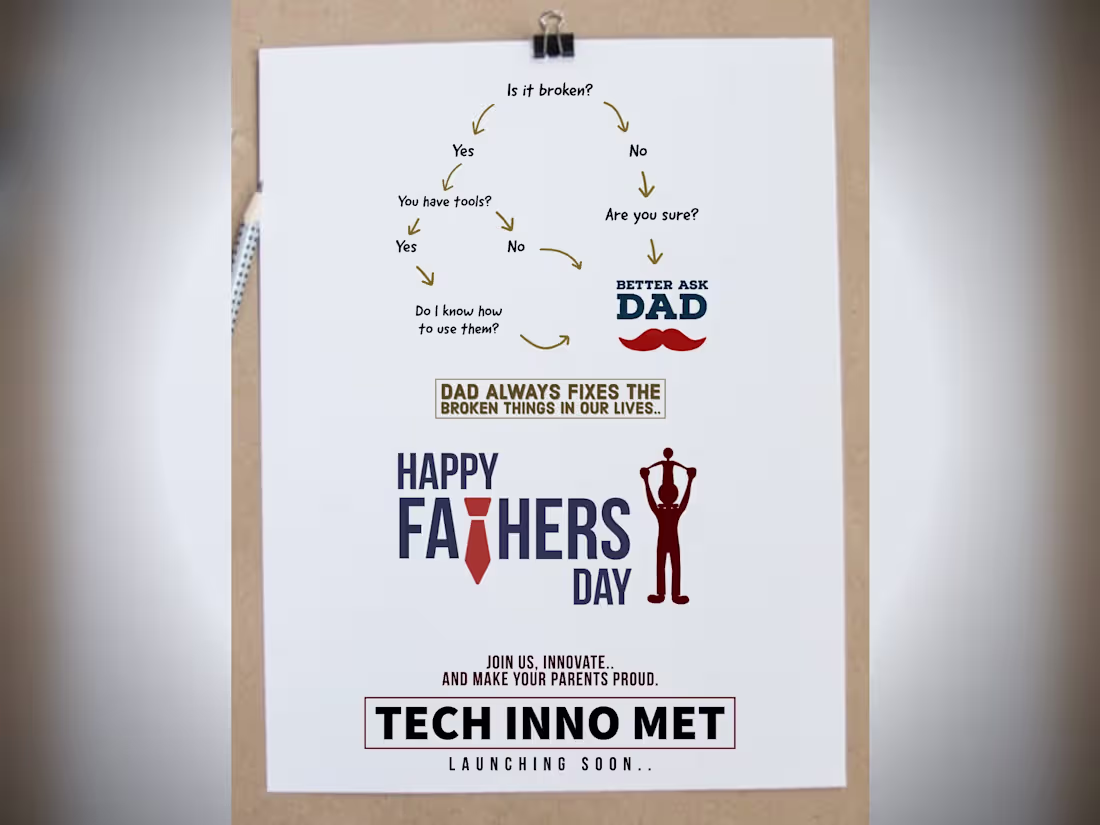 Cover image for Fathers day poster