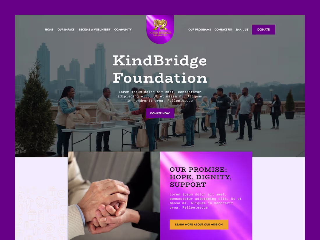 Cover image for 🎯 Purpose-Driven Impact | KindBridge