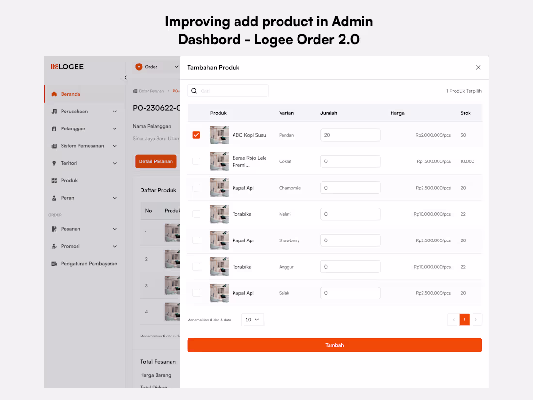 Cover image for Improving add product in Admin Dashbord - Logee Order 2.0