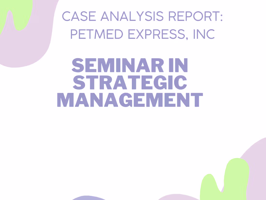 Cover image for Seminar in Strategic Management