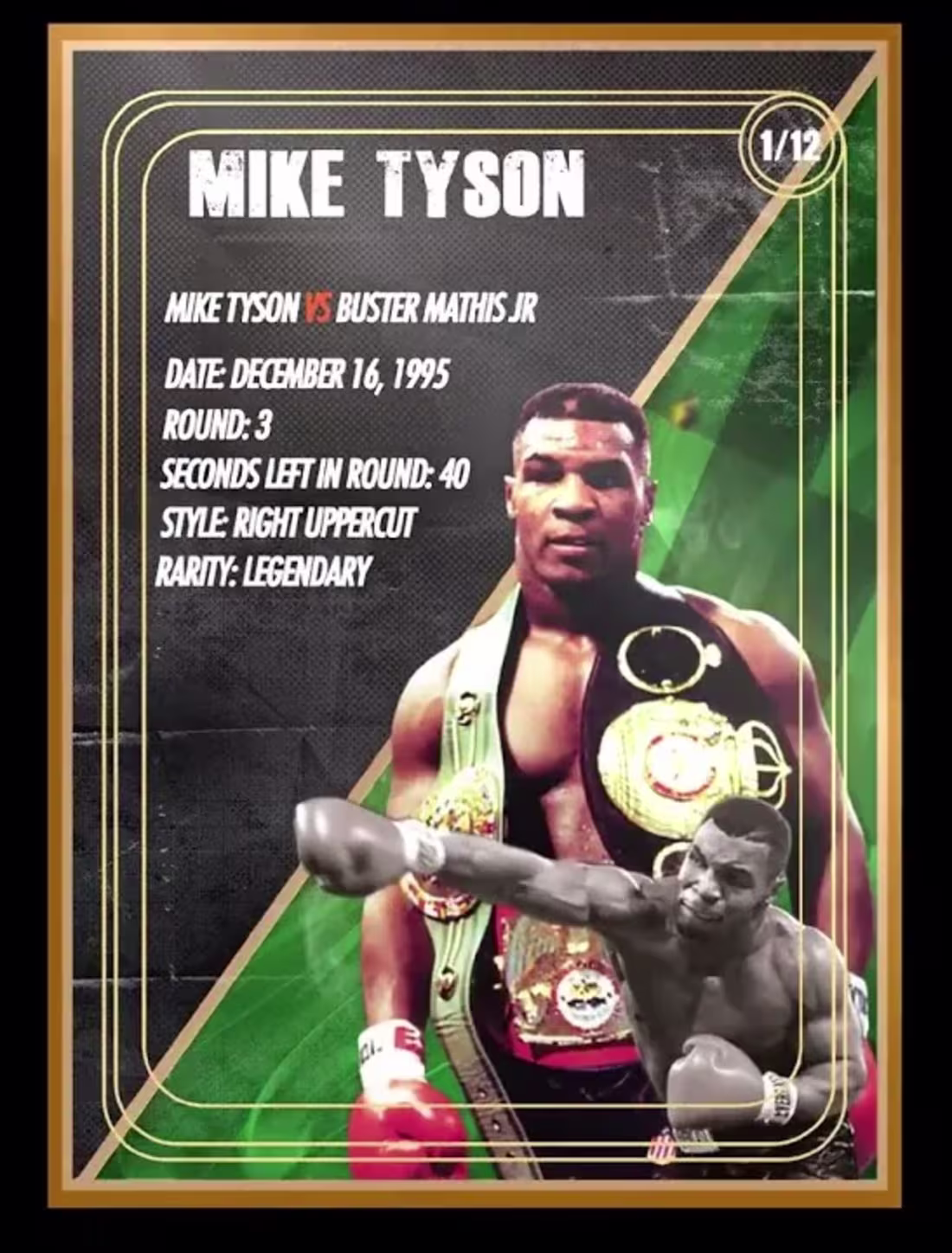 Cover image for Mike Tyson NFT animated collector cards