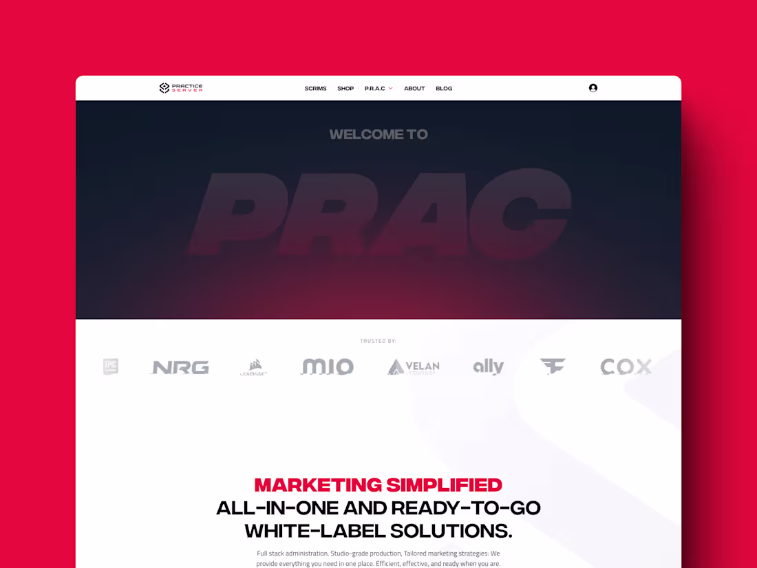 Cover image for Practice Server Framer Site