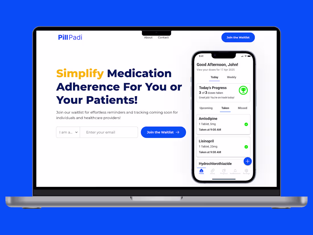 Cover image for PillPadi Waitlist Landing Page Redesign for Conversions