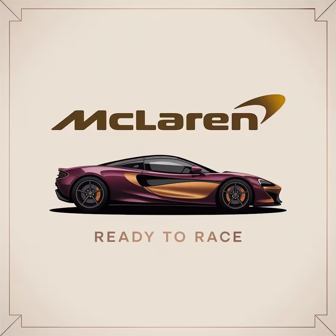 Cover image for logo creation for Mclaren in ideogram