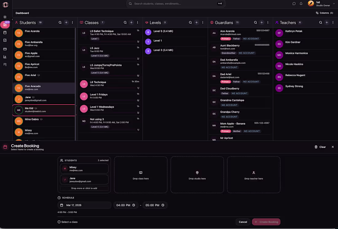 Cover image for Harmonic - Dance School Management
