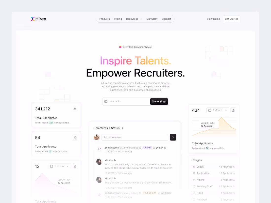 Cover image for Hirex - ATS Platform