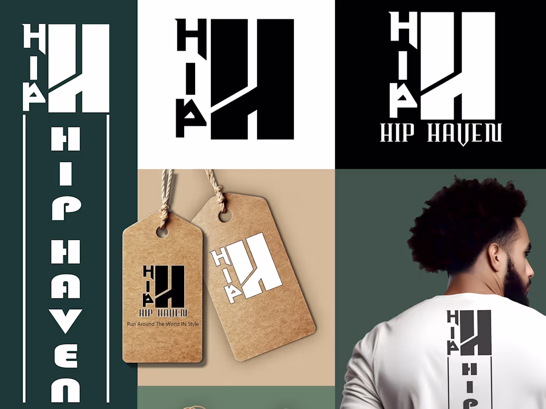 Cover image for Logo Design Clothing Brand " Hip Haven " - YouTube