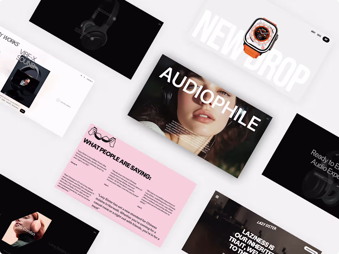 Cover image for Custom Webflow Websites / Landing Pages