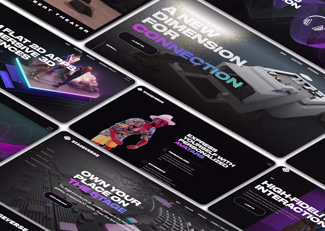 Cover image for Stageverse: Metaverse App | Website 