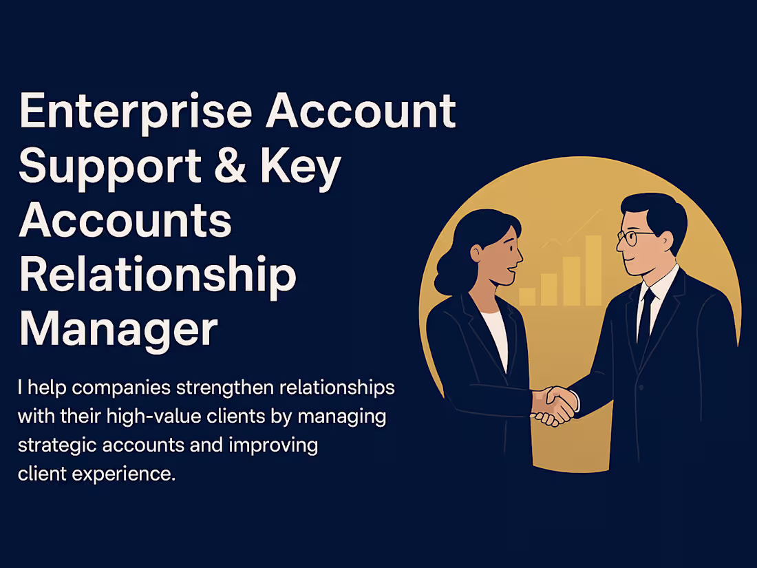 Cover image for Enterprise Client Success & Key Account Relationship Management