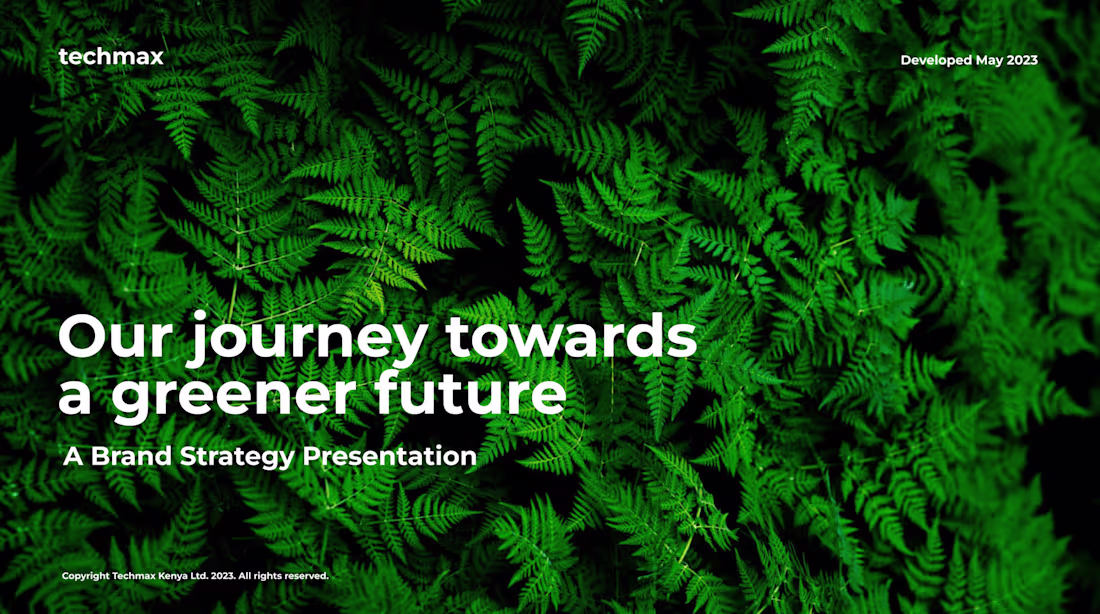 Cover image for Techmax Brand Strategy