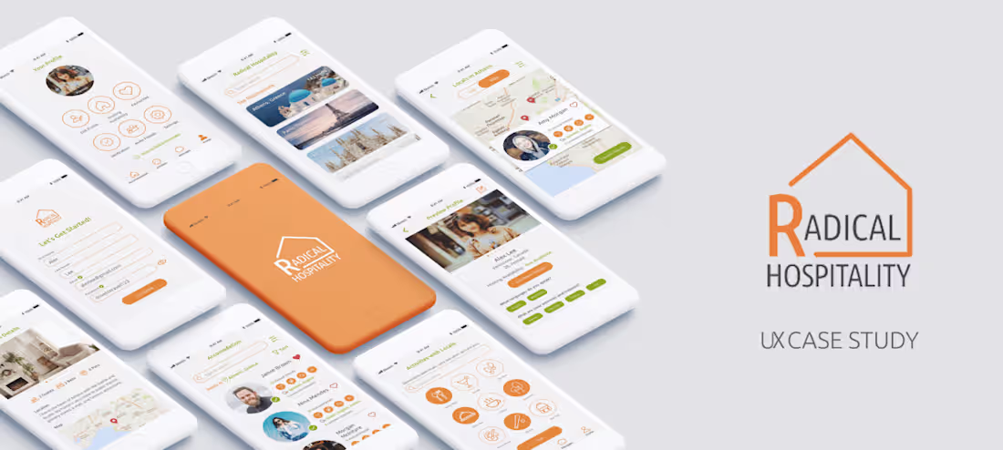 Cover image for Mobile App design for Couch Surfers