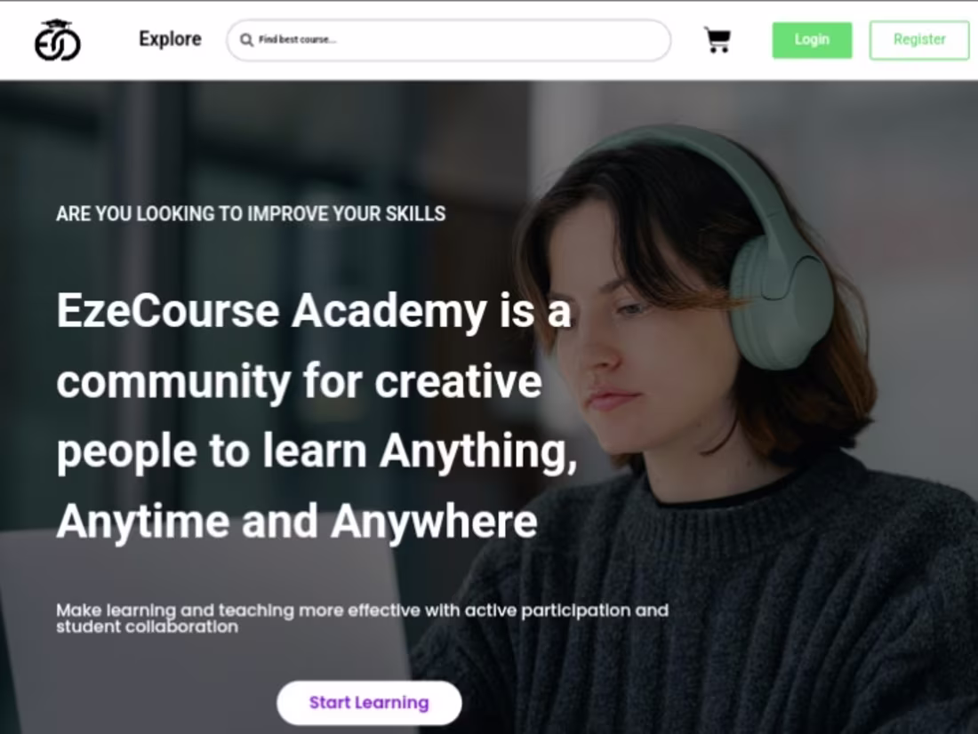 Cover image for Custom Online Course Website Design for Educators and Coaches