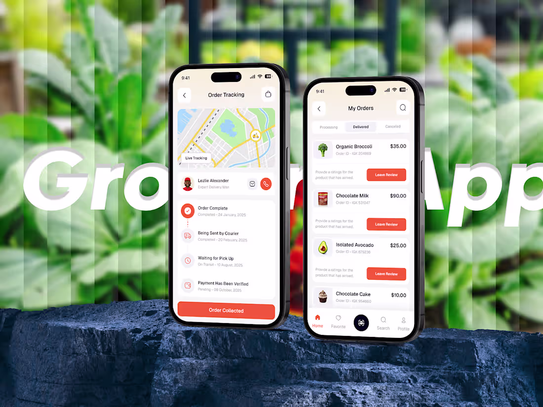 Cover image for Smart Grocery Mobile App Design
