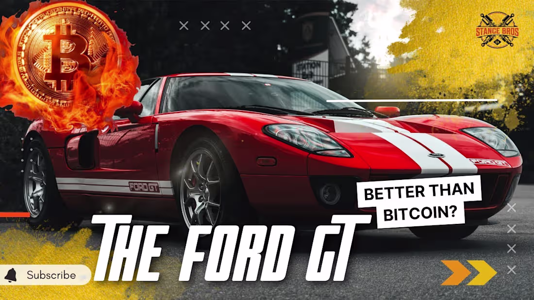 Cover image for Is a Ford GT a Good Investment Compared to Bitcoin? Luxury vs C…