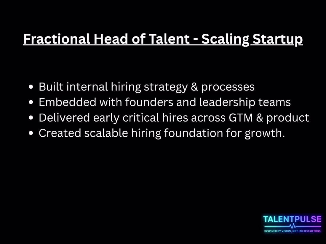 Cover image for Fractional Head of Talent -