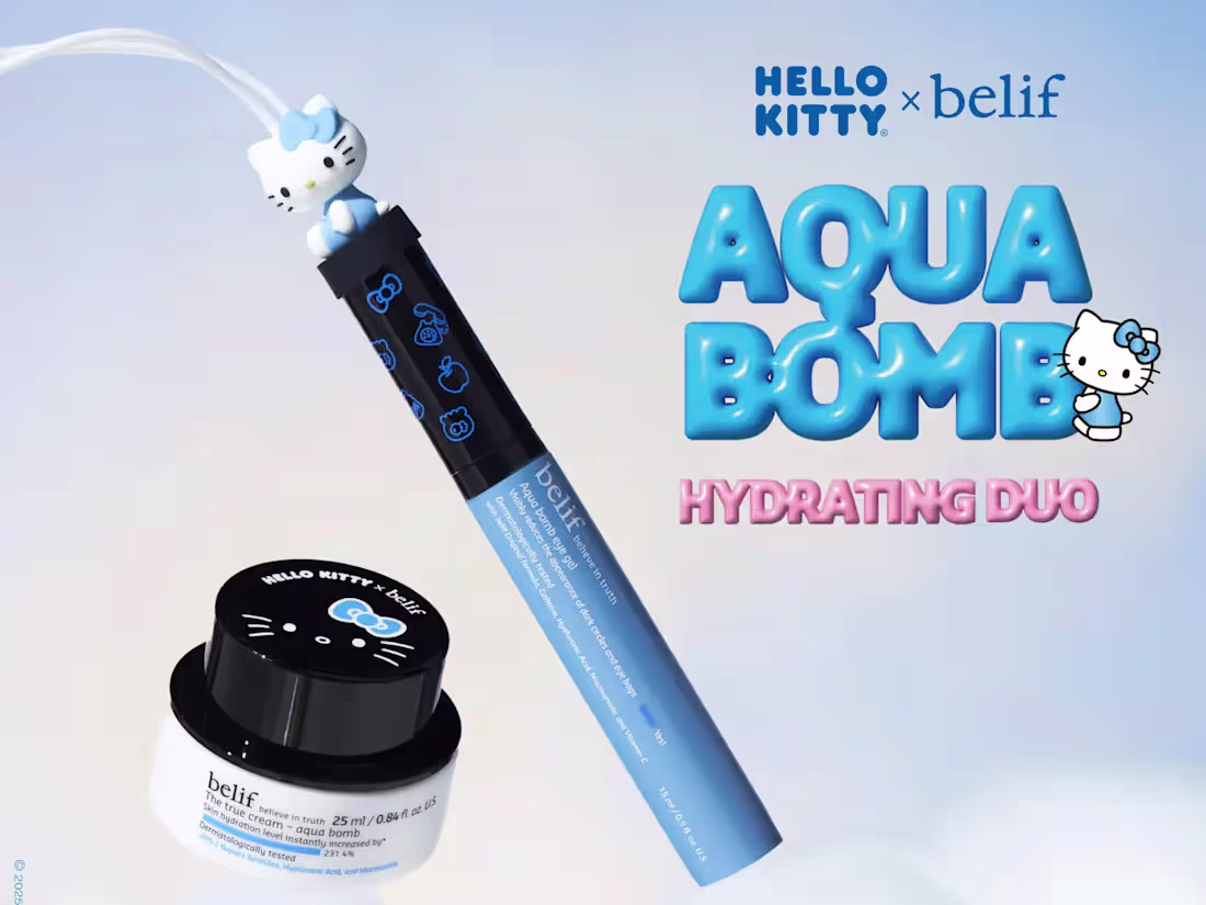 Cover image for belif x Hello Kitty