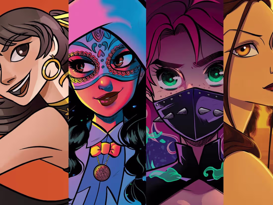 Cover image for Latina Superhero Team 