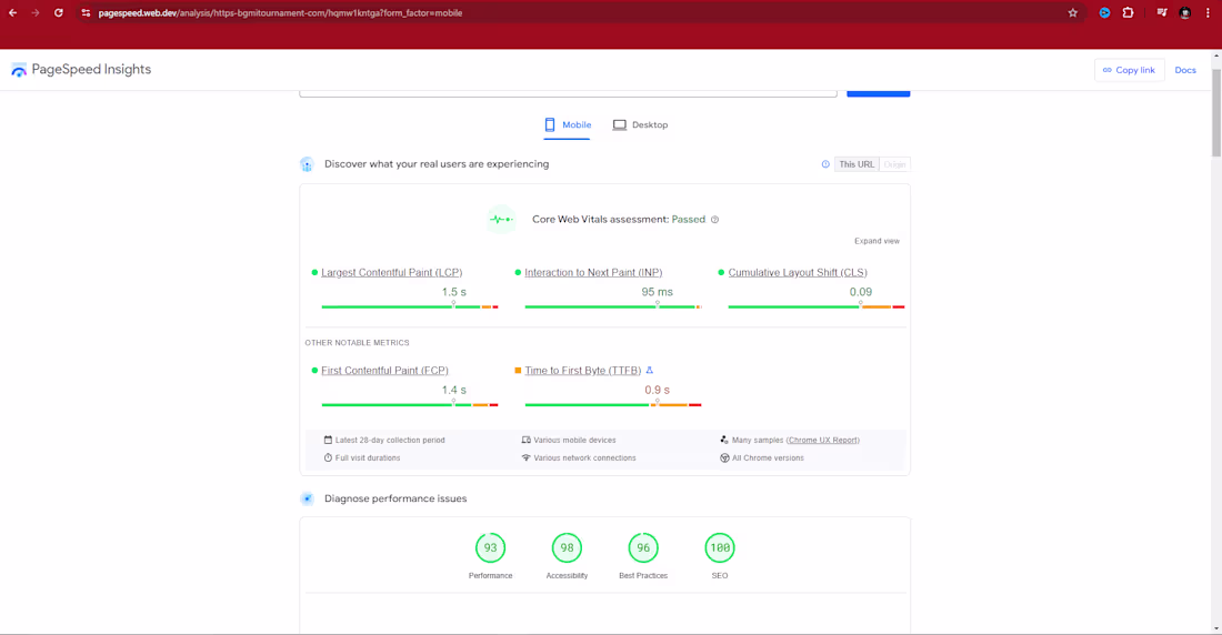 Cover image for SEO Optimization & Core Web Vitals