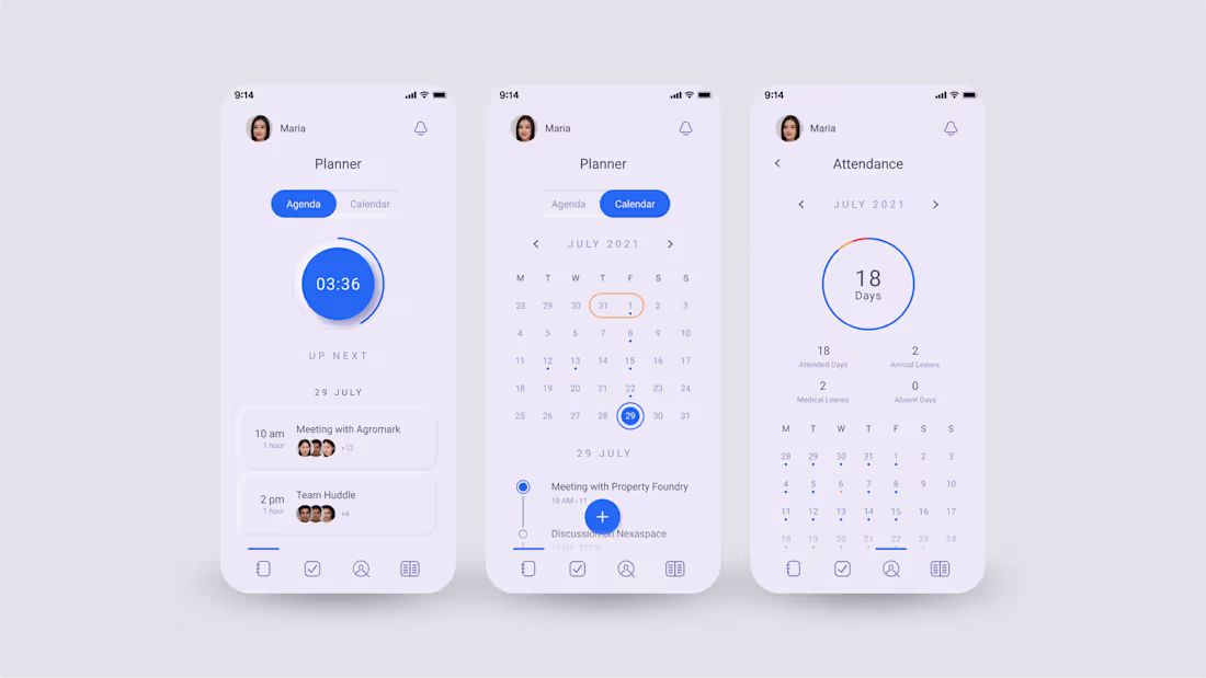 Cover image for HR Work App UI Design