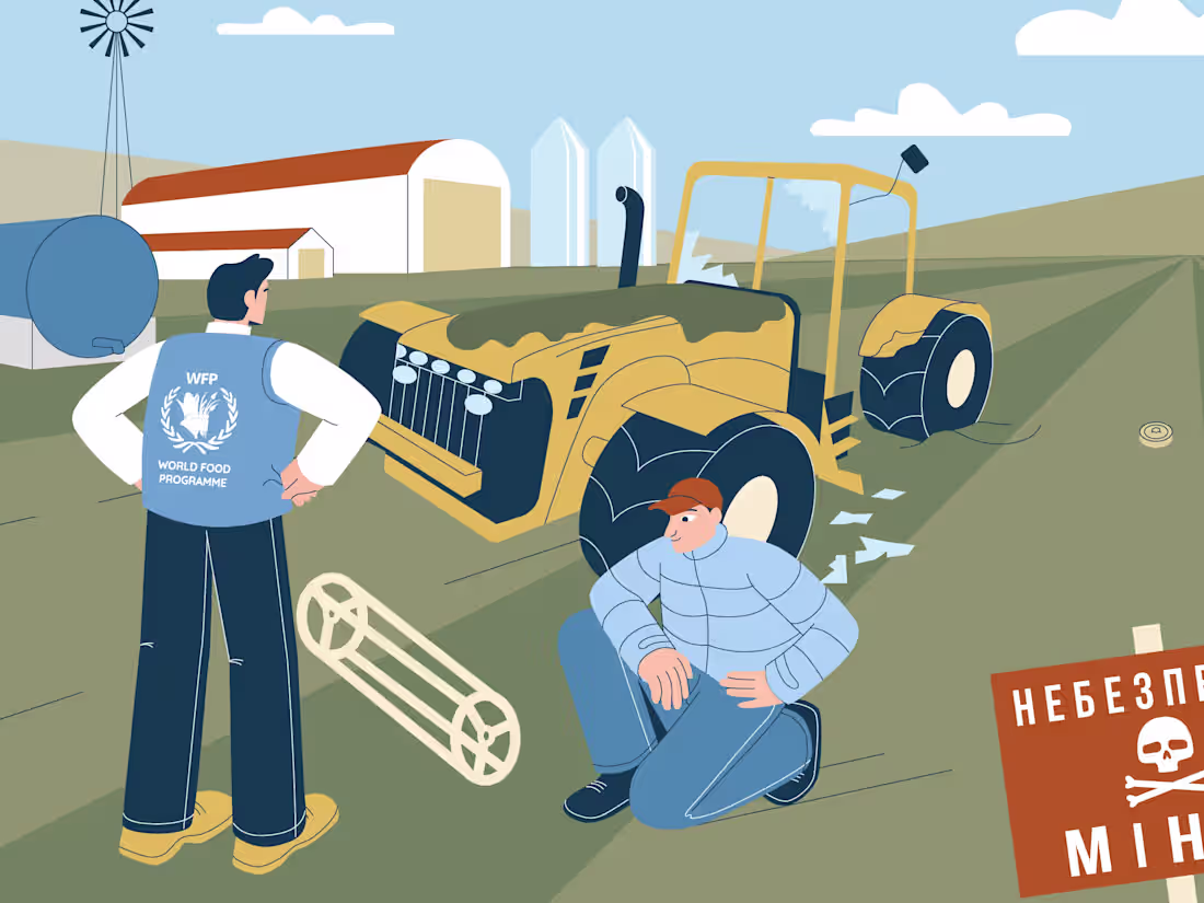 Cover image for Illustrations for UN World Food Programme Ukraine