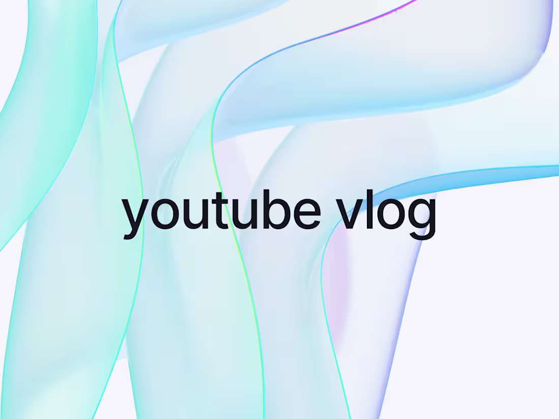 Cover image for Youtube Vlogging
