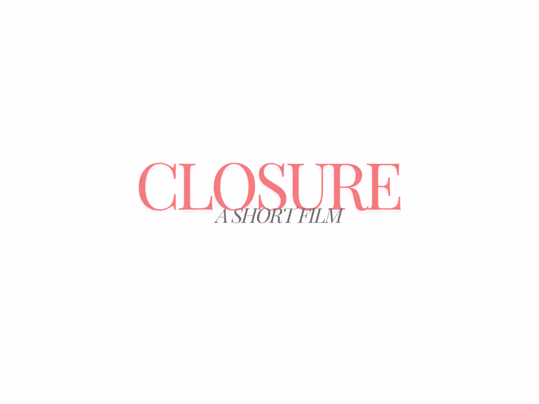 Cover image for Closure - Short Film