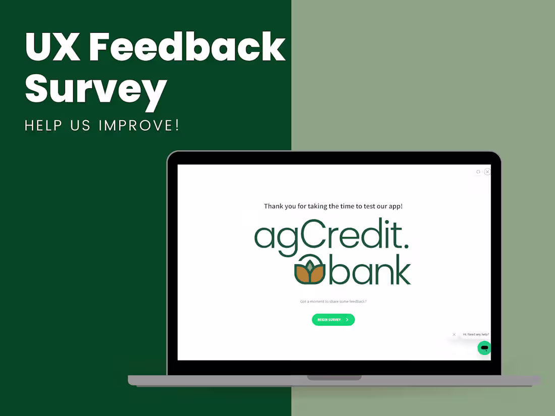 Cover image for UX Feedback Survey