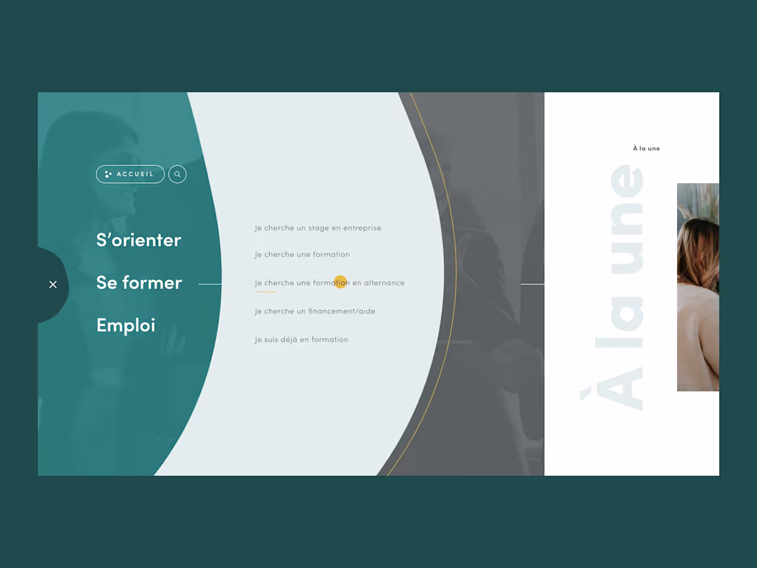 Cover image for Performance Emploi - A side scrolling website