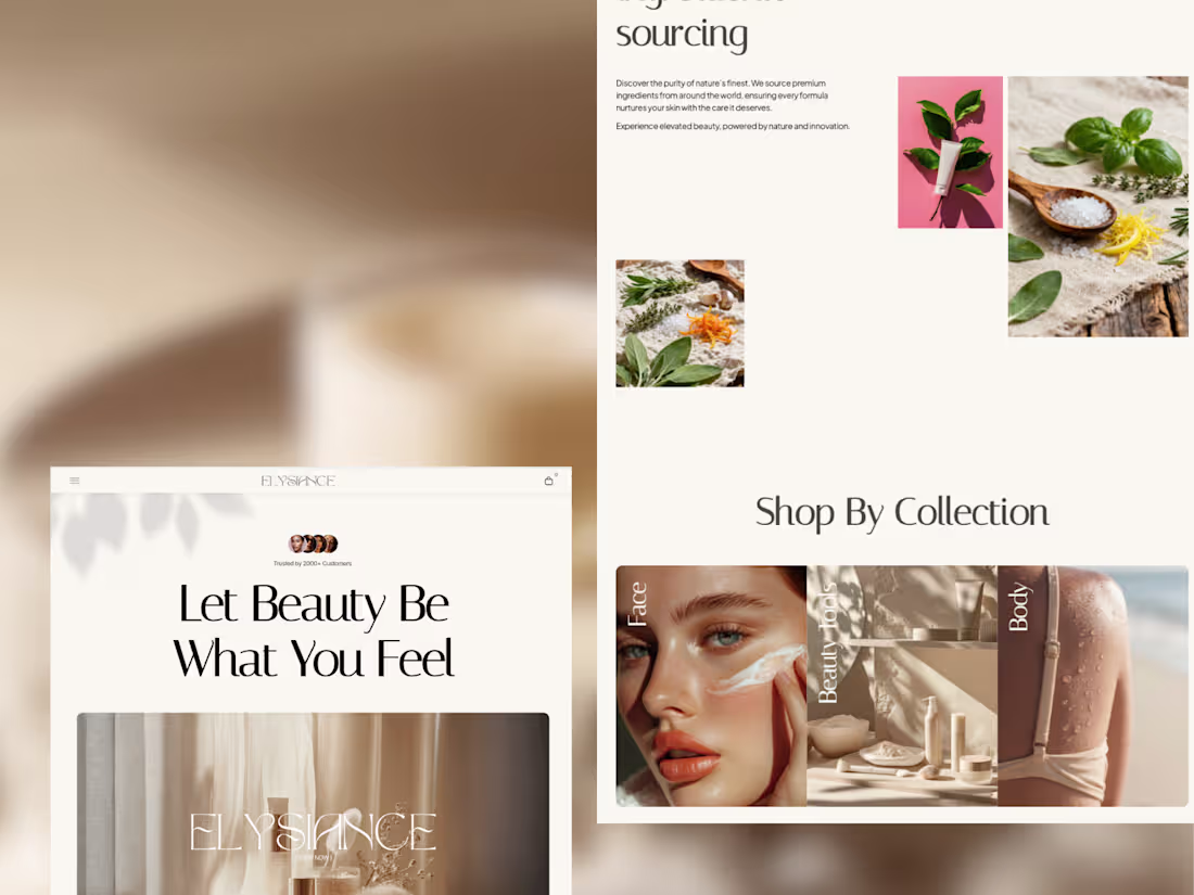 Cover image for Elysiance – Skincare Store Framer Template