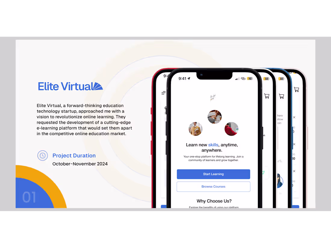 Cover image for EdTECH WEBSITE (ELITE VIRTUAL)