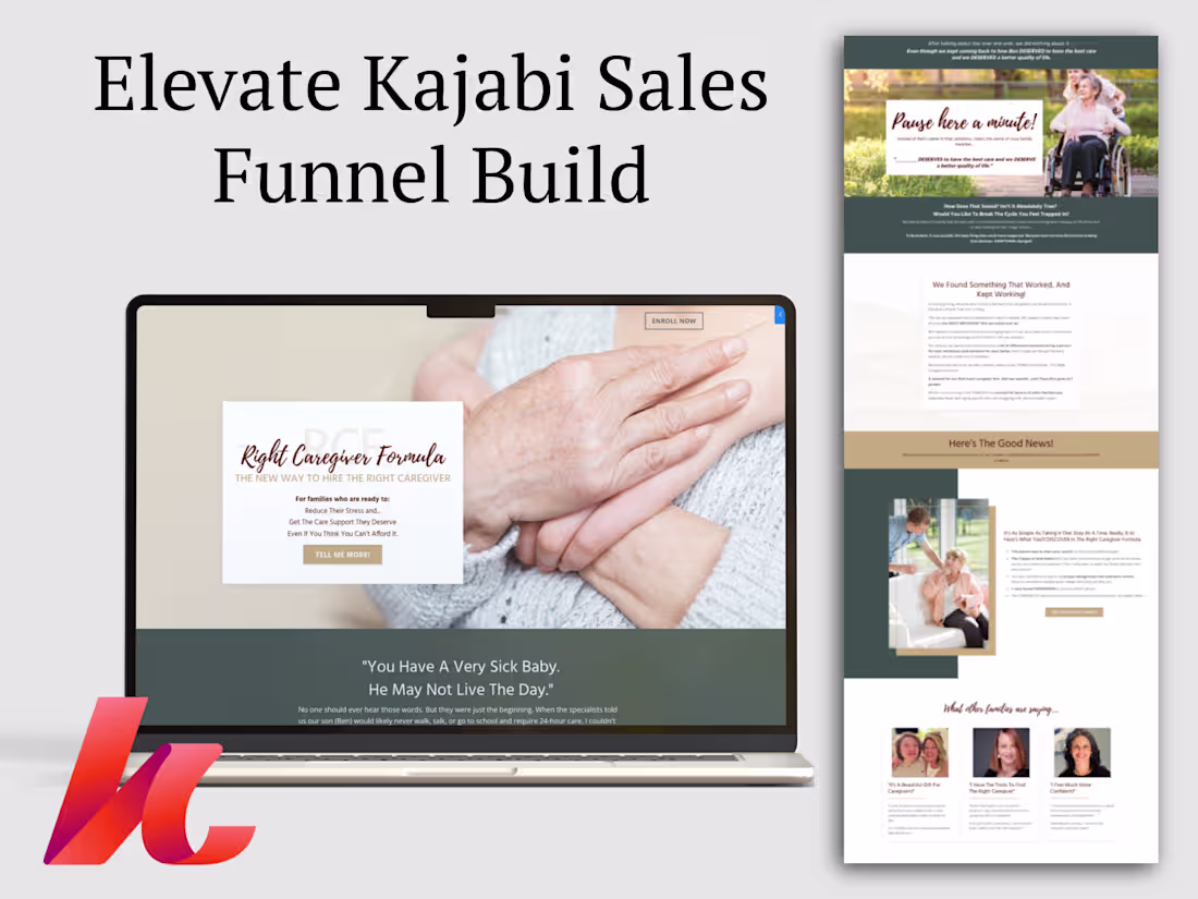 Cover image for Kajabi Sales Funnel: Proven Framework Powerful Copy & Pro Design