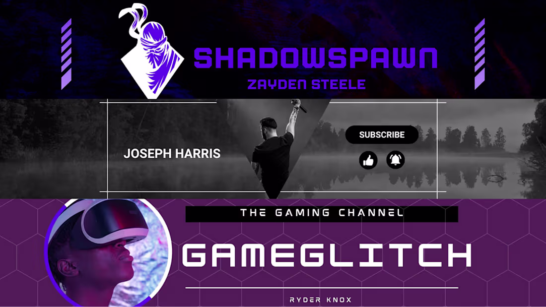 Cover image for YouTube Banner Designs