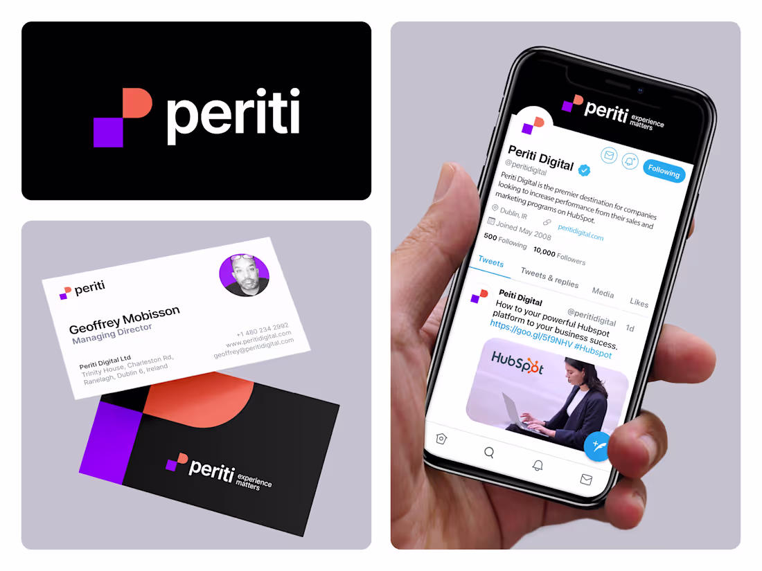 Cover image for Periti Digital • Branding for Marketing Consultancy