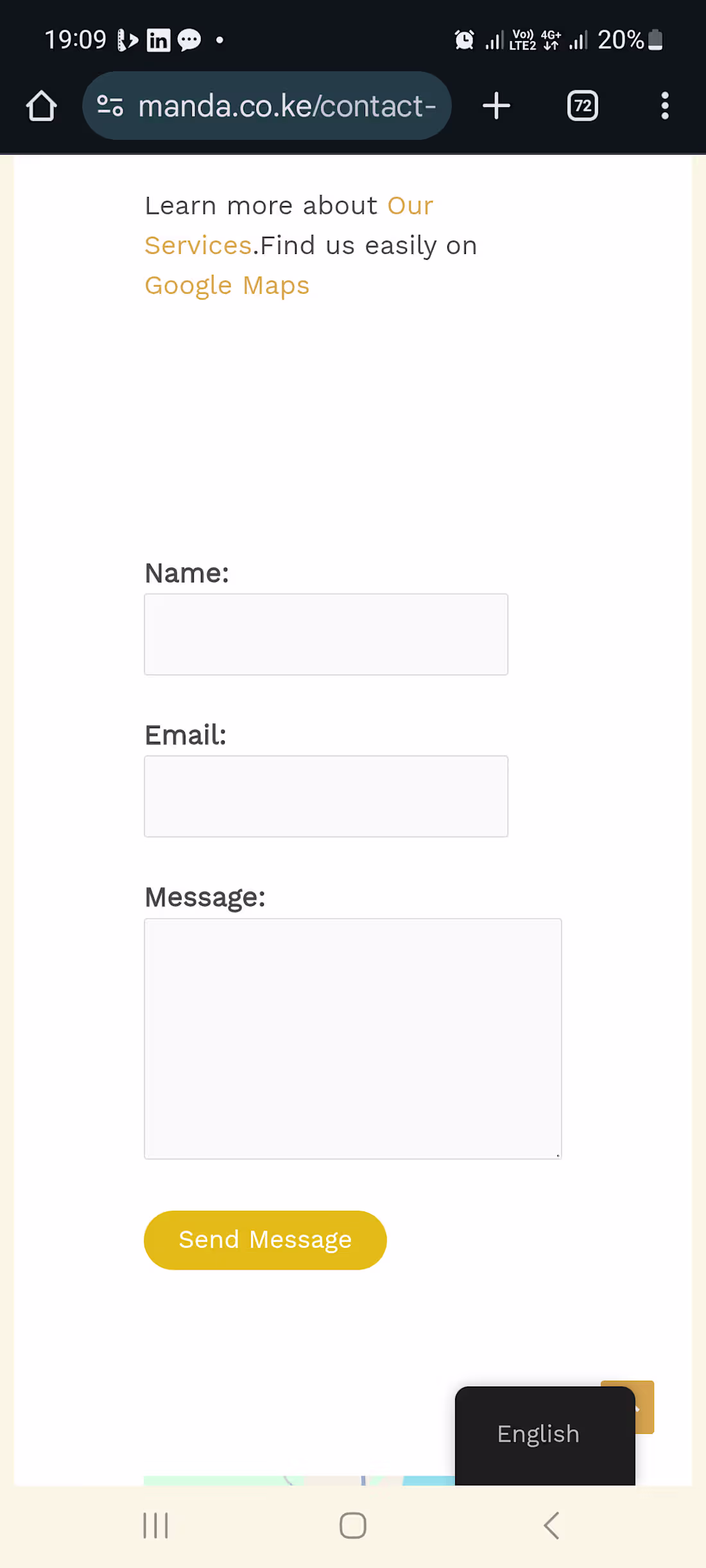 Cover image for Designed and structured a business website using WordPress a...