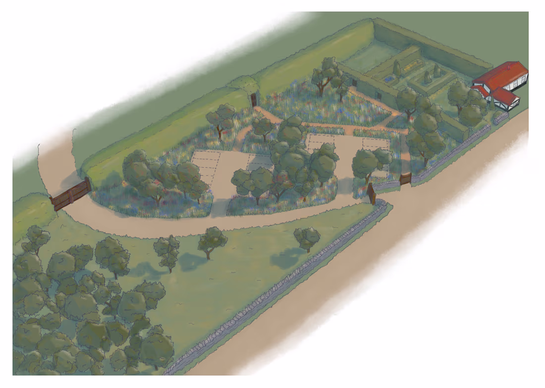 Cover image for Parton Village Illustration. A very fun and cute illustratio...