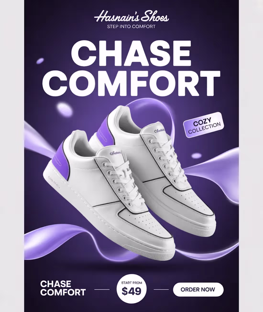 Cover image for Shoes Advertisement Poster!🚀 