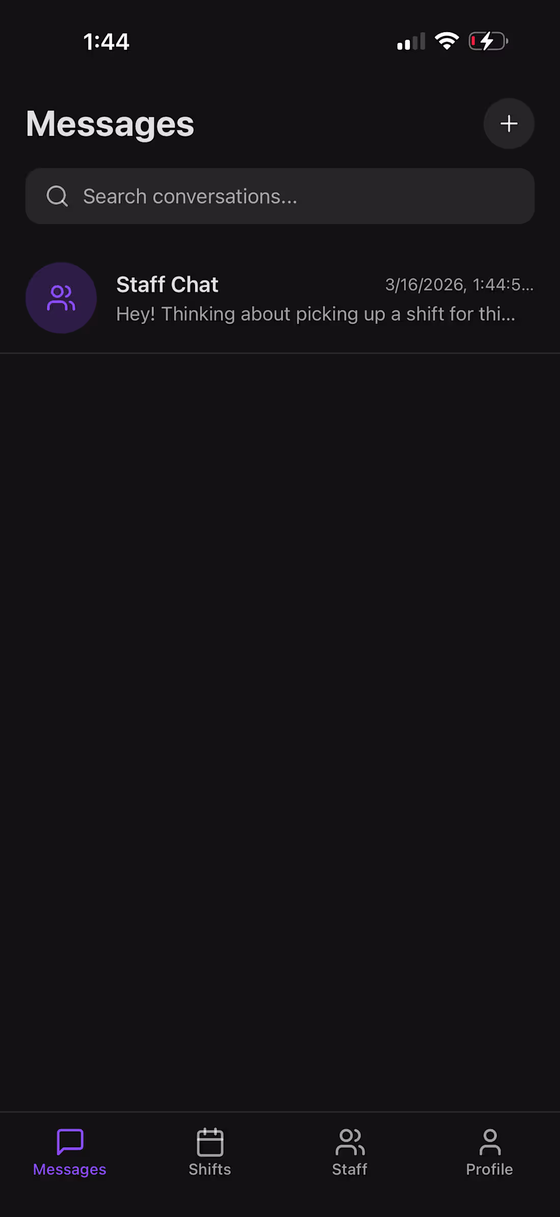 Cover image for Waitstaff Connect is messenger for