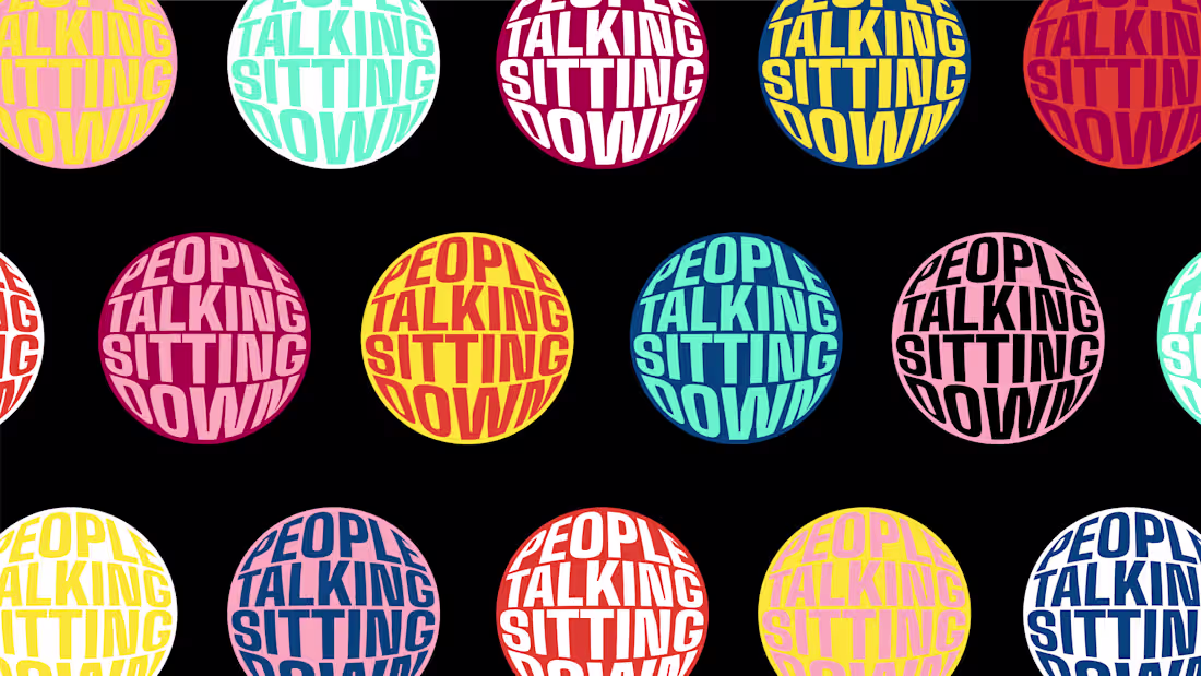 Cover image for People Talking Sitting Down | Podcast Branding