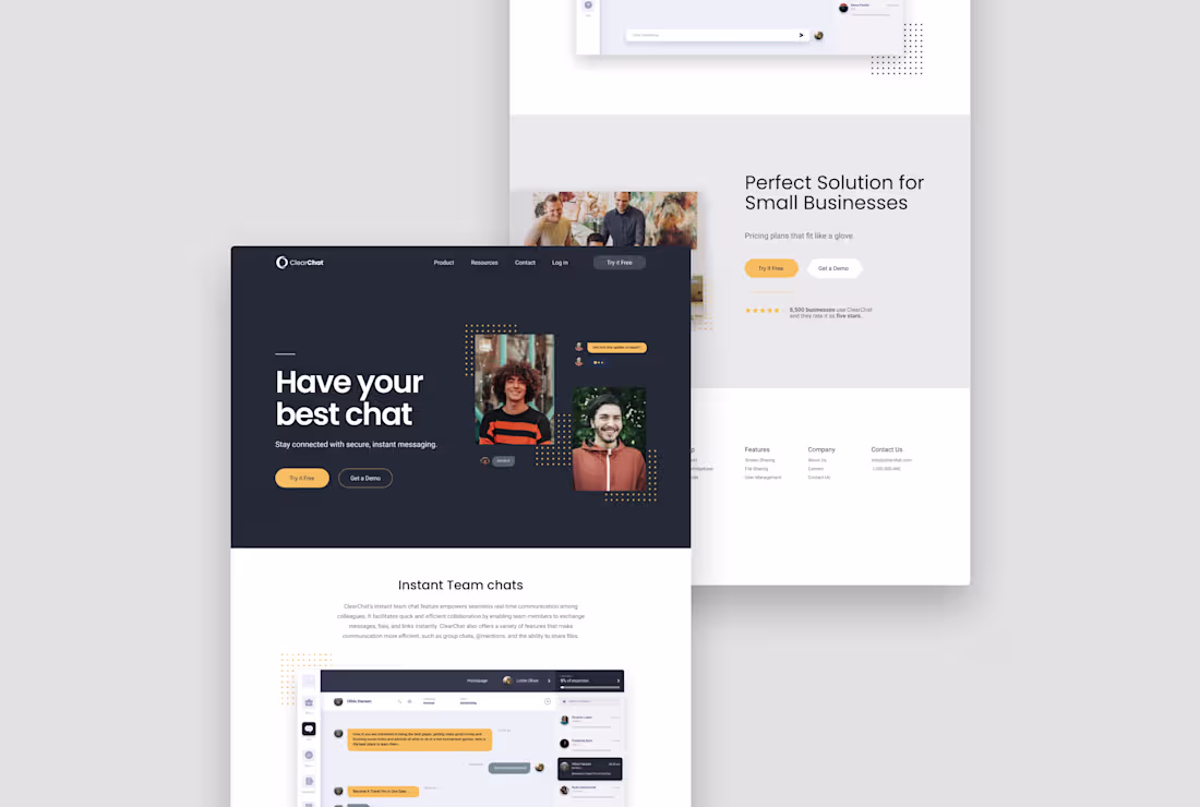 Cover image for ClearChat chat application