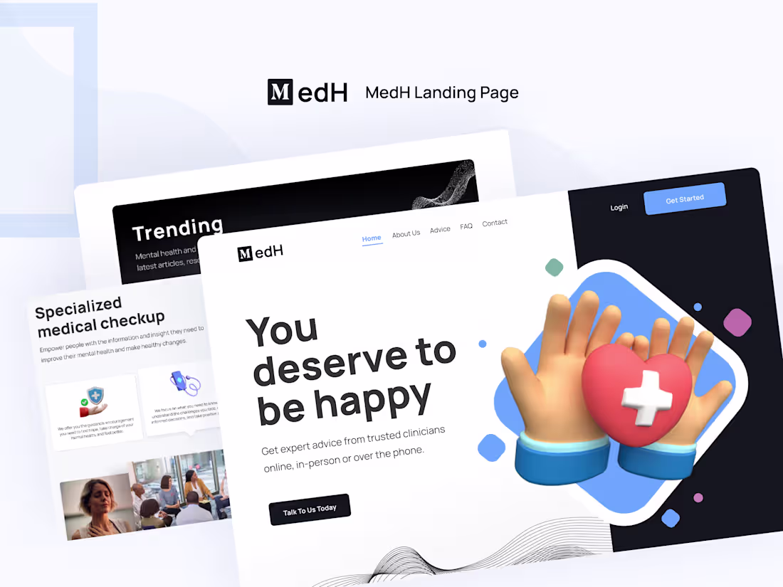 Cover image for MedH Landing Page